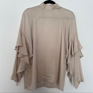 H&M Silky Beige  Top